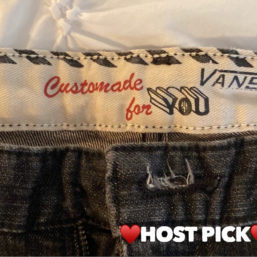 Vans Off The Wall Black Jeans